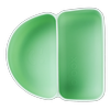 B.box Silicone Bento Buddy - Snackbox - Forest