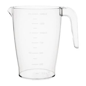 Olympia Stacking Jug Kristallon Polycarbonate 1.5l Water Pitcher Catering Drinkware