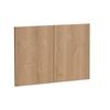 Kaboodle 900mm Cajun Oak Modern Rangehood Doors - 2 Pack
