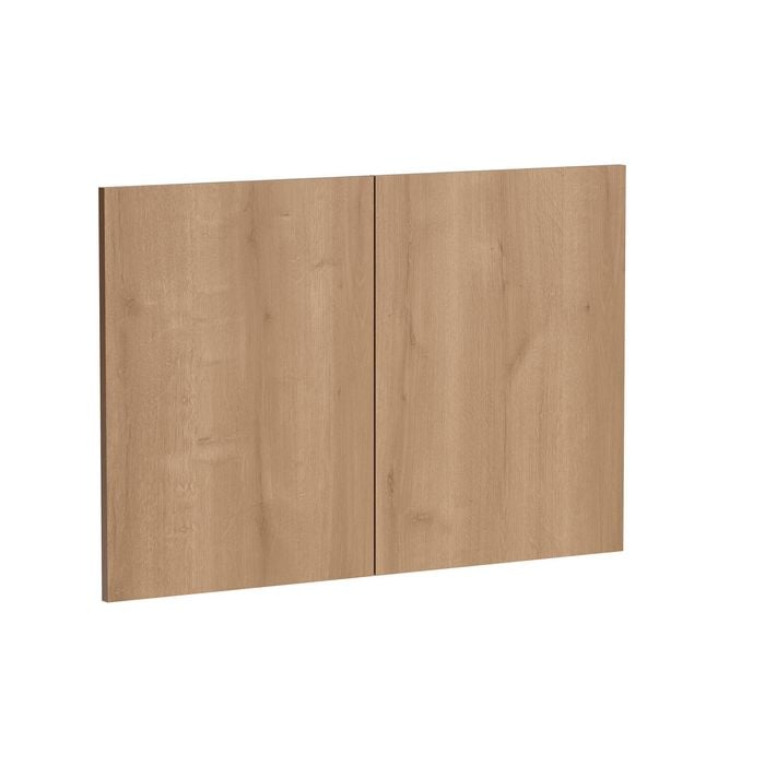 Kaboodle 900mm Cajun Oak Modern Rangehood Doors - 2 Pack