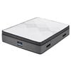 Giselle Bedding Queen Mattress 37cm Adjustable Firmness Cool Gel Memory Foam Dual-Zone Flippable