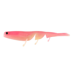 Daiwa BaitJunkie 5" Prawn Soft Plastic Fishing Lure Pink Glow UV