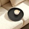 Sherwood Sofit Bamboo Sofa Tray Table Portable Couch Serving Tray - Black