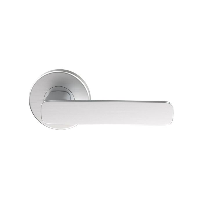 Schlage Satin Chrome Plate Element Series Harper Passage Lever Set