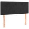 vidaXL Headboard Upholstered Bed Header Bedroom Furniture Black 100 cm Velvet