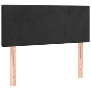vidaXL Headboard Upholstered Bed Header Bedroom Furniture Black 100 cm Velvet