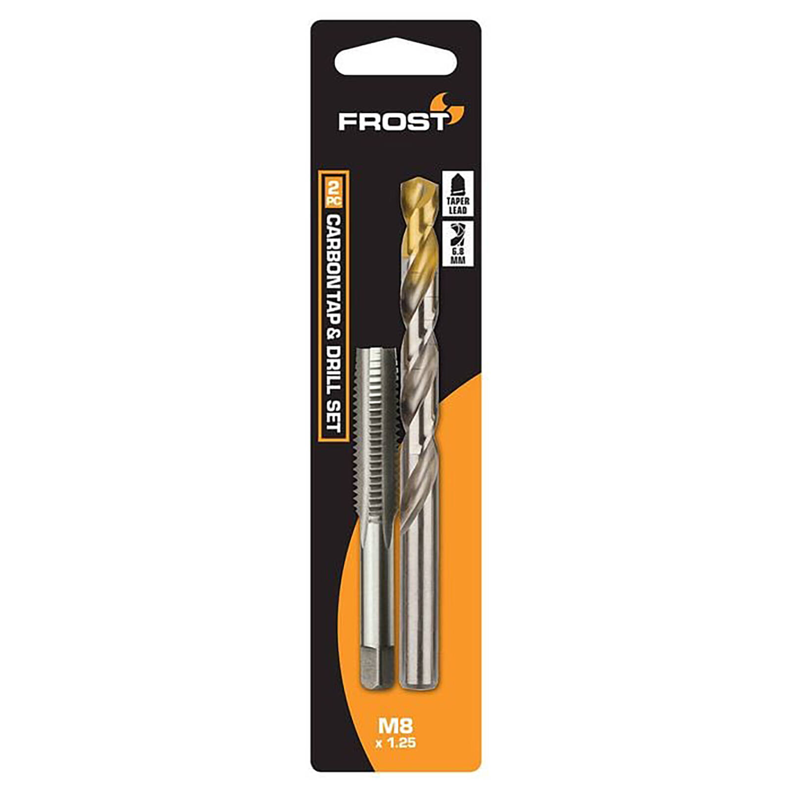Frost M8 x 1.25-6.8mm Carbon Tap And Drill Set