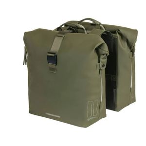 Basil Soho Double Bag Nordlicht Moss Green 41L Green