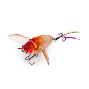 Chasebaits Ripple Cicada 43mm Soft Plastic Topwater Fishing Lure 05 Pink Stunner
