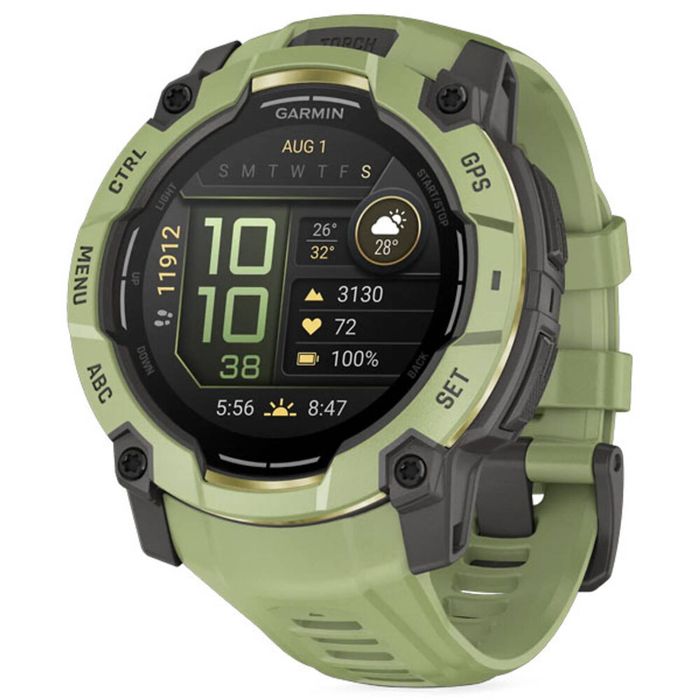 Garmin Instinct 3 AMOLED Watch 50mm - Fern Green
