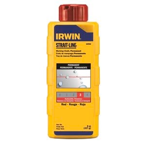 Irwin 227g Red Strait-line Permanent Chalk Powder