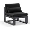 Santorini Single Modular Outdoor Aluminium Lounge