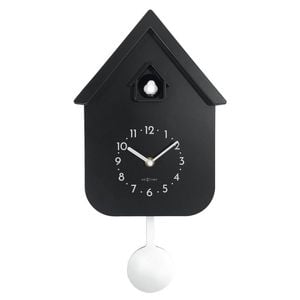 NeXtime Twitter Cuckoo Wall Clock Black Dial 29.5x21.5x8.5cm Plastic Case