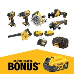 DeWALT 18V XR 5.0Ah 6 Piece Combo Kit DCZ601P2-XE