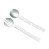 2pc Essen Silver Salad Serve Set 29cm Spoon Fork Stainless Steel Serveware