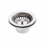 Kinetic 50mm Stainless Steel Sink Basket Waste