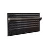 Hartman Black Outdoor Kitchen Cabinet Backboard with Shelf