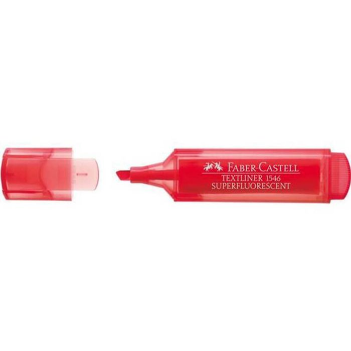 Faber-Castell Textliner Highlighter (Box of 10) (Red)