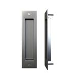 Rolltrak Stainless Steel Recessed Barn Door Handle