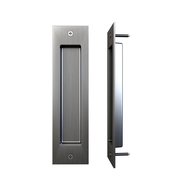Rolltrak Stainless Steel Recessed Barn Door Handle