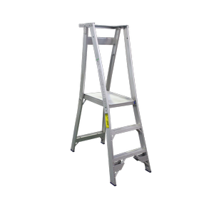 Indalex 0.9m 180kg Pro Series Industrial Aluminium Platform Ladder