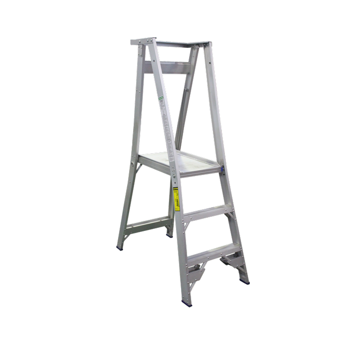 Indalex 0.9m 180kg Pro Series Industrial Aluminium Platform Ladder