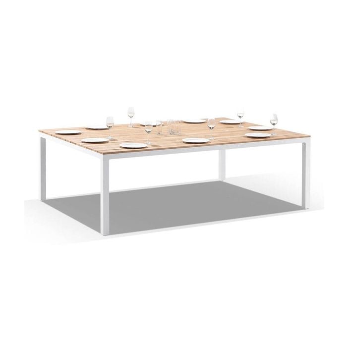 Outdoor Tuscany 10 Seater Teak And Aluminium Dining Table