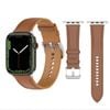 Leather Soft Band Strap For Apple Watch Series 7 6 5 4 3 2 1 SE Sport 42mm 44mm 45mm Brown