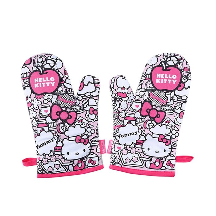 Chefmade x Sanrio Hello Kitty Yummy Tea Time Oven Mitts 2pc