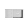 Sergio UBSH-930DL Urbane Handmade Single Stainless Sink with Lined Drainer