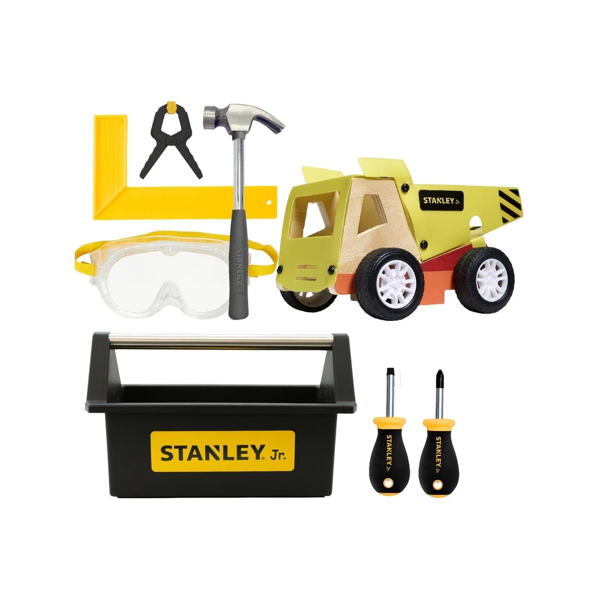 Stanley Jr Tool Kit Dump Truck 7 Piece Set Bunnings New Zealand