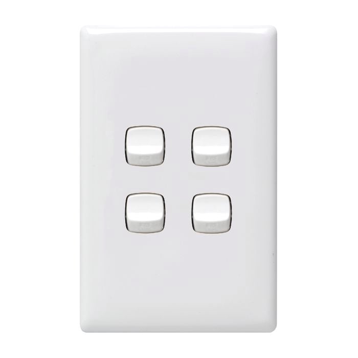 HPM LINEA 4 Gang Wall Switch