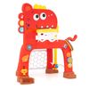 Costway Kids Game Toy w/Basketball Hoop-Red