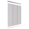 Lugna 2400 x 1800mm Clear Anodised VJ Panels Wardrobe Triple Sliding Doors