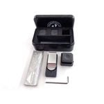Walkabout Magnetic Chalk Holder & Clip Set with Cue Tip File and 3 Premium Chalks (Black)