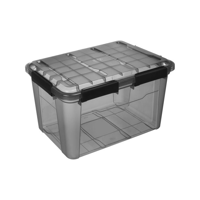 Ezy Storage 50L Grey Waterproof IP67 Storage Container