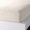CottonMore 100% cotton 800tc Sateen Cream Coloured Fitted Sheet King