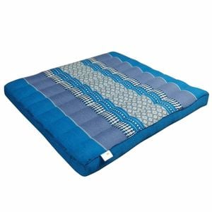 Thai Kapok Meditation Cushion - 50x50cm Square Yoga Seat | Handmade Thai Floor Cushion