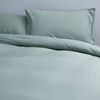 Canningvale Vintage Softwash Size Double Quilt Cover Set Forest Green Melange