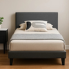 Big Lot Charcoal Lucy Bed Frame - Charcoal, King Single