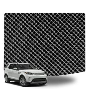 6D Diamond Car Boot Mat for Land Rover Discovery (D4)2009-2017-(3rd Row folded/5 seater)-Cargo Mat-Black-Outback GT