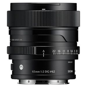 Sigma 65mm f/2 DG Contemporary Lens - Sony E-Mount Black