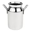 Olympia Mini Milk Churn Stainless Steel Medium 120ml Commercial Kitchen Tableware