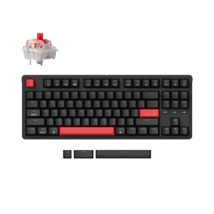 Keychron C3 Pro 80% Rgb Wired Mechanical Keyboard (red Switch)