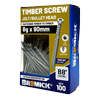 Bremick Jolt/Bullet Head B8® 8 x 90mm T15 Box 100