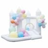Costway Inflatable Bounce House 100 Balloon Wedding Castle(NO Blower)