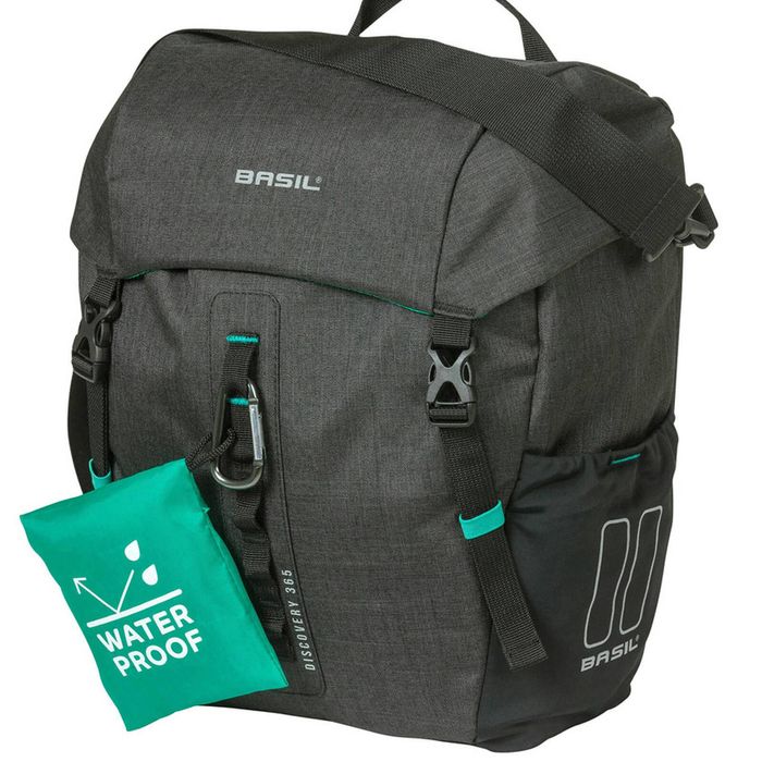 Basil Discovery Single Bag Black 9L Black