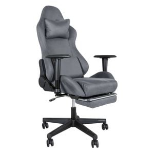 Levede Adjustable Backrest Gaming Desk Chair with Footrest - Black