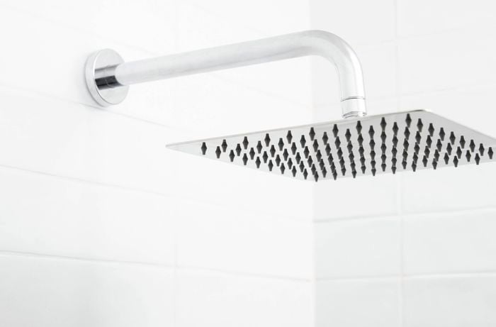  ​A close-up of a shower head ​shown as a reference for checking connection types, shower arm style and suitability when purchasing a replacement shower head