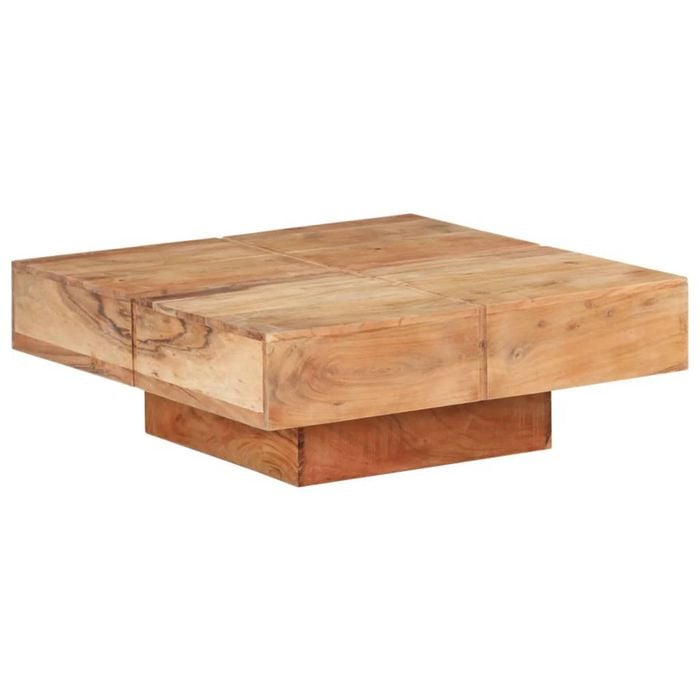 vidaXL Solid Acacia Wood Coffee Table Wooden Accent Couch Side Tea Table
